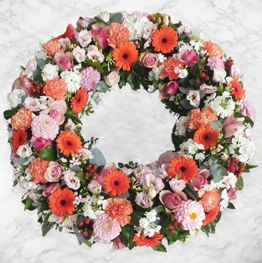 Couronnes de fleurs de deuil à Paris